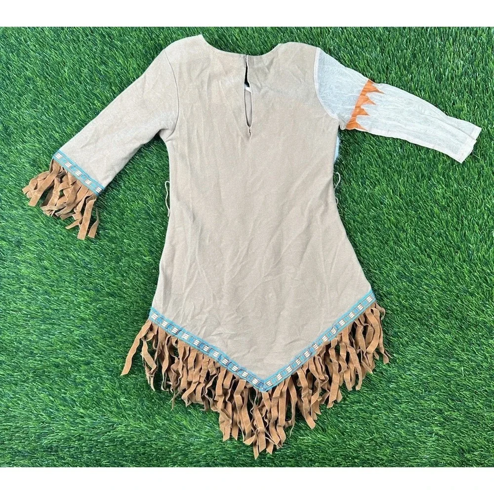 Vintage Disney Store Pocahontas Costume Girls Size XXS 2/3 - Picture 5 of 8